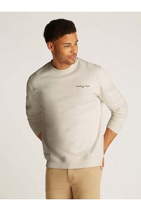 سوئیشرت بژ مردانه ساده Tommy Hilfiger - کد 887350996