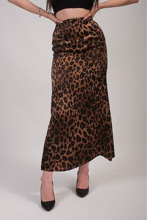 دامن رنگی زنانه ساتن Gugus - کد 887349597