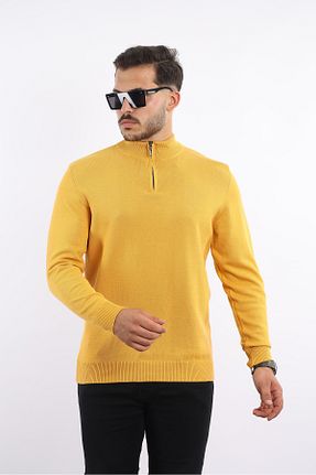 پلیور زرد مردانه ساده rugatchi - کد 887324846