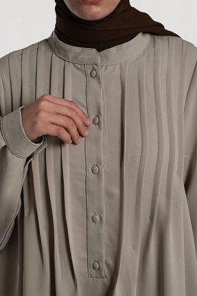 کلاه و ابایا طوسی زنانه مخلوط پلی استر Lemaye - کد 887459787