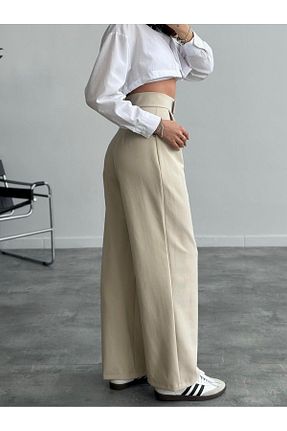 شلوار بژ زنانه پارچه STİLEZA - کد 871634421