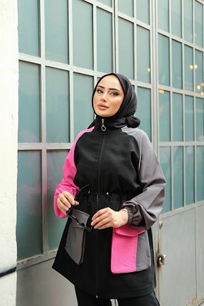 ست بالاتنه و پائین تنه حجاب مشکی زنانه رگولار MİMİ Luxury Wear - کد 841279033