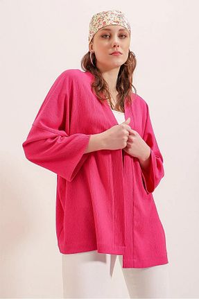 کیمونو و کافتان صورتی زنانه پنبه ای WomanAndKids - کد 896913940