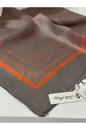 روسری نارنجی مودال SILKHOME EŞARP - کد 864537636
