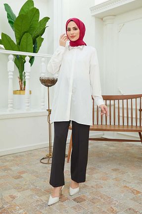 تونیک حجاب نباتی زنانه بافتنی hakimoda - کد 672378864