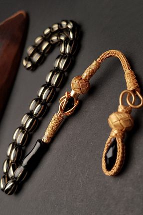 تسبیح مشکی سنگ اولتو OTTOTESBİH - کد 650955106