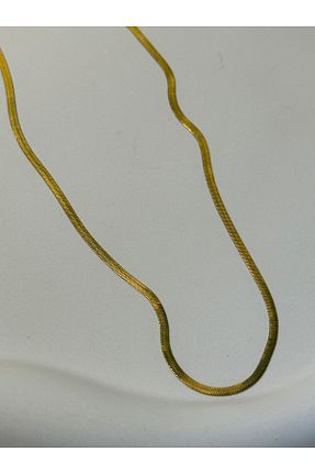 گردنبند استیل ( فولاد ) طلائی زنانه استیل (فولاد) asal jewelry - کد 887384895