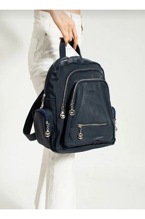 کوله پشتی سرمه ای زنانه سایز متوسط eflanmoda - کد 887423511