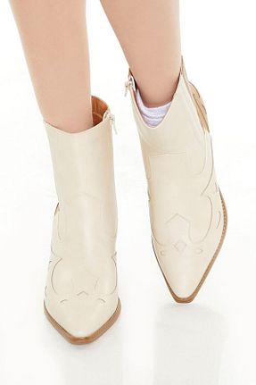بوت / نیم بوت صورتی زنانه چرم مصنوعی Forever 21 - کد 892475589
