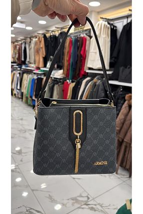 کیف دوشی مشکی زنانه چرم مصنوعی Armine - کد 887466146