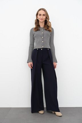 رویه طوسی زنانه رگولار Qutu Butik - کد 887464154