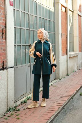 ست گرمکن حجاب آبی زنانه رگولار MİMİ Luxury Wear - کد 842977483