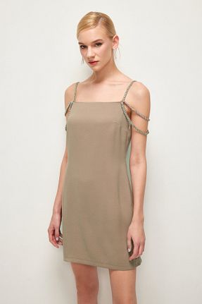 لباس طلائی زنانه بافتنی adL - کد 786683477
