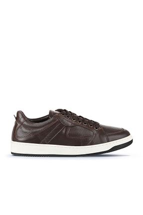 کفش اسنیکر قهوه ای مردانه چرم اصل Bueno Shoes - کد 863847575