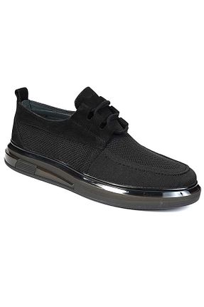 کفش کژوال مشکی مردانه چرم خالص Greyder - کد 824643946