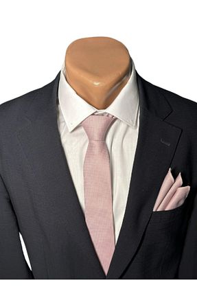 کراوات صورتی مردانه پلی استر HARES - کد 887487450