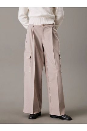 شلوار بژ زنانه بافتنی Calvin Klein - کد 887489246