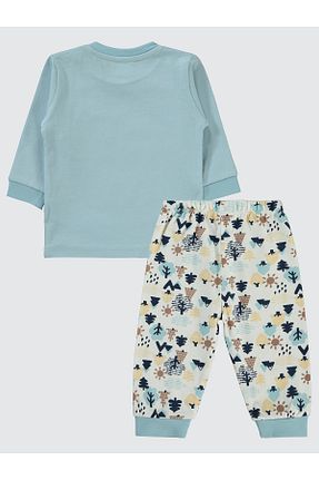 ست نوزادی آبی بچه گانه پنبه ای Civil Baby - کد 887551925