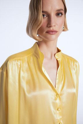 پیراهن طلائی زنانه Fitted adL - کد 848444162