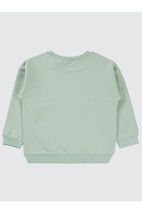 سوئیشرت سبز بچه گانه ساده Civil Girls - کد 869491119