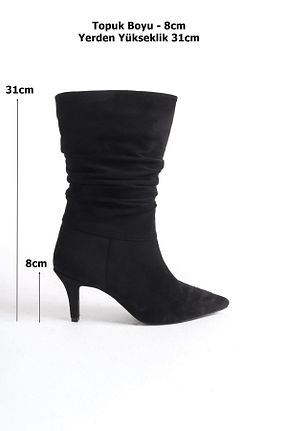 بوت / نیم بوت مشکی زنانه جیر shoe for me - کد 886550372