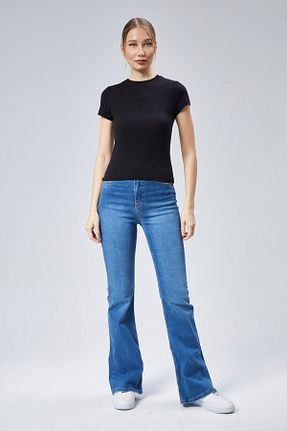تیشرت مشکی زنانه Fitted Maison La Femme - کد 647512338