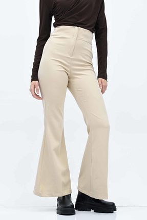 شلوار بژ زنانه پارچه birizmoda - کد 887505469