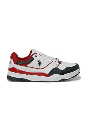 کفش اسنیکر سفید مردانه بند دار U.S. Polo Assn. - کد 860715260