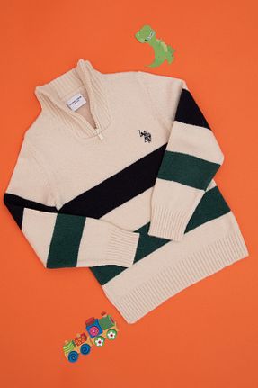 پلیور بژ بچه گانه ساده U.S. Polo Assn. - کد 887504926