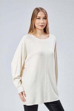 پلیور نباتی زنانه ساده Home Store - کد 887569900