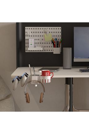 نظم دهنده رو میزی سفید SMİLESEPET - کد 870279729