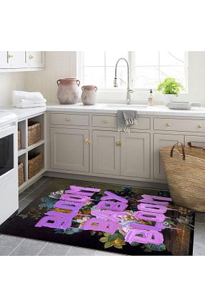 فرش رنگی قابل شستشو Rugs Modern Halı - کد 887529573