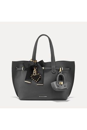 کیف دوشی طوسی زنانه چرم مصنوعی Black Ribbon - کد 892365342