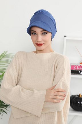 کلاه شنای حجاب سرمه ای زنانه Aisha