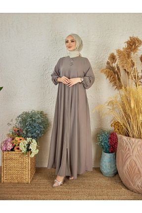 کلاه و ابایا قهوه ای زنانه پلی استر MODA ESRE FASHION - کد 887562597