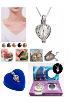 گردنبند مروارید طوسی KdrElektronik - کد 887535049