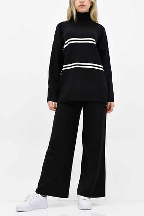 ست بالاتنه و پائین تنه مشکی زنانه birizmoda - کد 887547518