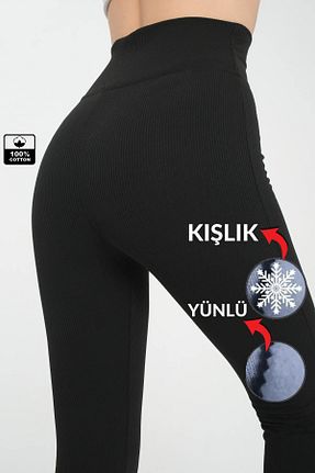 ساق شلواری مشکی زنانه بافتنی Zec Style - کد 887504985