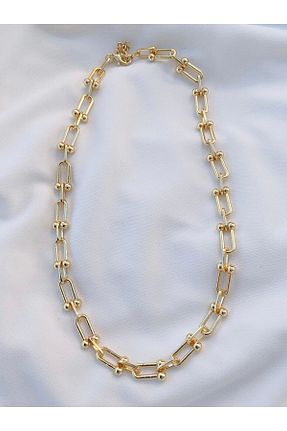 گردنبند جواهر طلائی زنانه برنجی Eylülün Takısı - کد 844133820