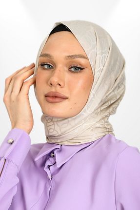 شال بژ زنانه hijabchi - کد 887687653