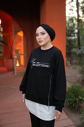 ست گرمکن مشکی زنانه %100 پنبه MİMİ Luxury Wear - کد 849134312