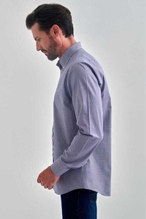 پیراهن سرمه ای مردانه رگولار Bisse - کد 381544883