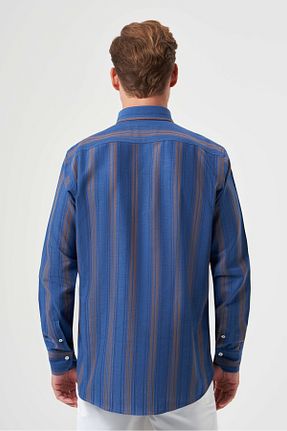 پیراهن قهوه ای مردانه رگولار Bisse - کد 785080571