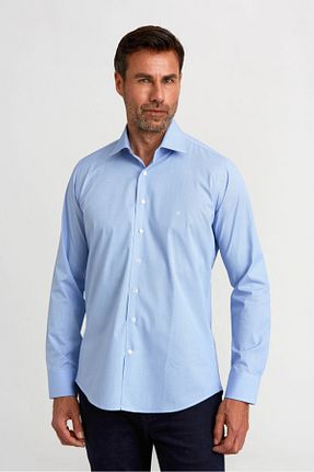 پیراهن آبی مردانه رگولار Bisse - کد 839674715