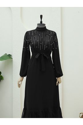 لباس حجاب مشکی زنانه رگولار Modamorfo - کد 887715827