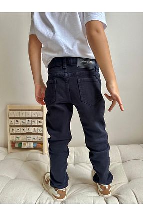 شلوار جین سرمه ای بچه گانه پاچه لوله تفنگی YİGİT BUTİK - کد 887716222