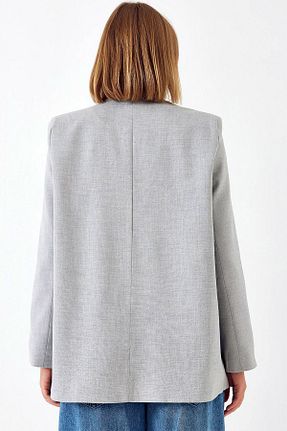 کت طوسی زنانه رگولار CoolLook - کد 887615892