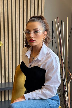 عینک محافظ نور آبی سفید زنانه 56 By Harmony - کد 887751807