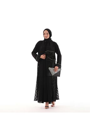 شال مشکی زنانه کرپ AGH Değerli Hediyeler - کد 887878229