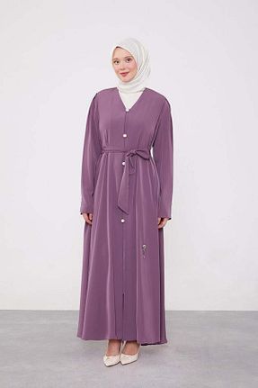 کلاه و ابایا بنفش زنانه بافتنی Levidor - کد 887630299